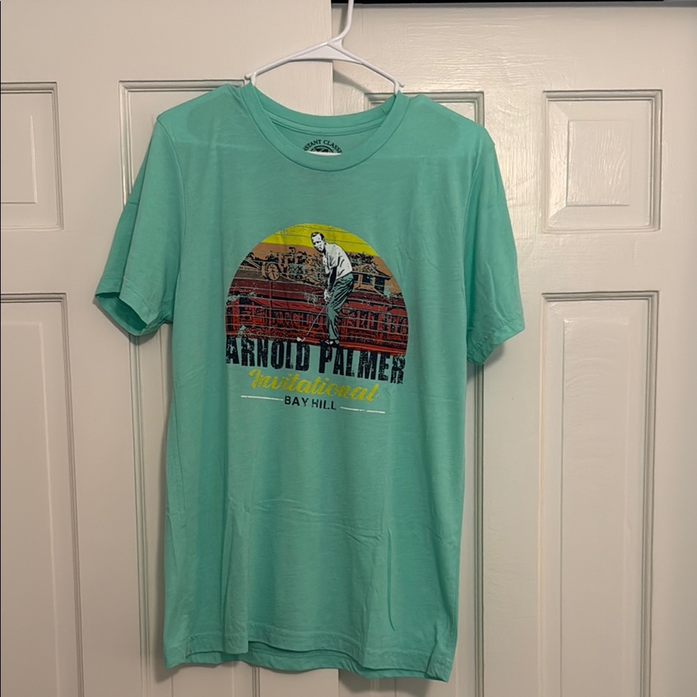 Head Green Short Sleeve Tee with Vintage Graphic